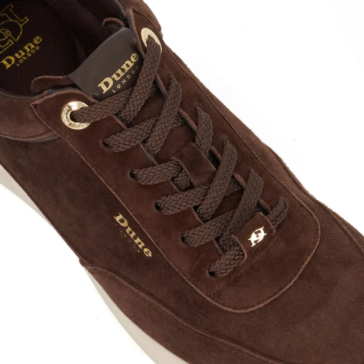 Entitle Leather Lace-Up Runner Trainers