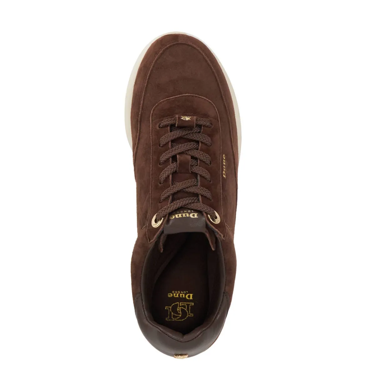 Entitle Leather Lace-Up Runner Trainers