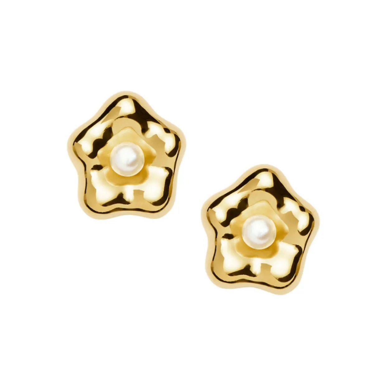 Eny Puffy Daisy Oversized Stud Earrings