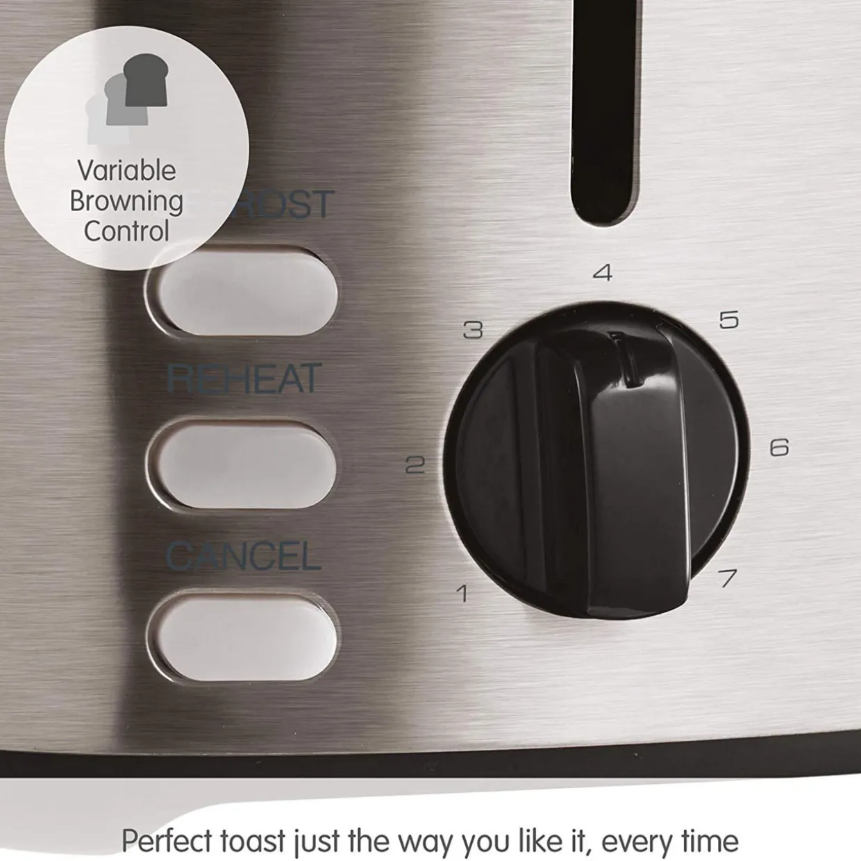 Equip 2 Slice Stainless Steel Toaster