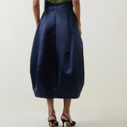 Erin High-Rise Tulip Flared Skirt
