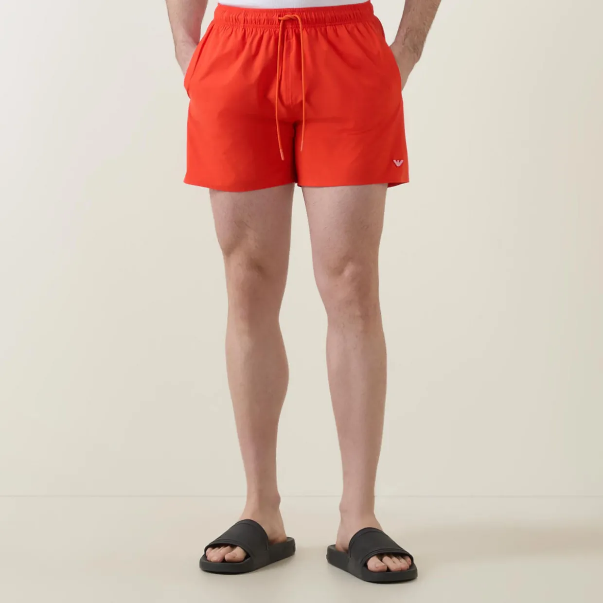 Essential Drawstring Logo Swim Shorts