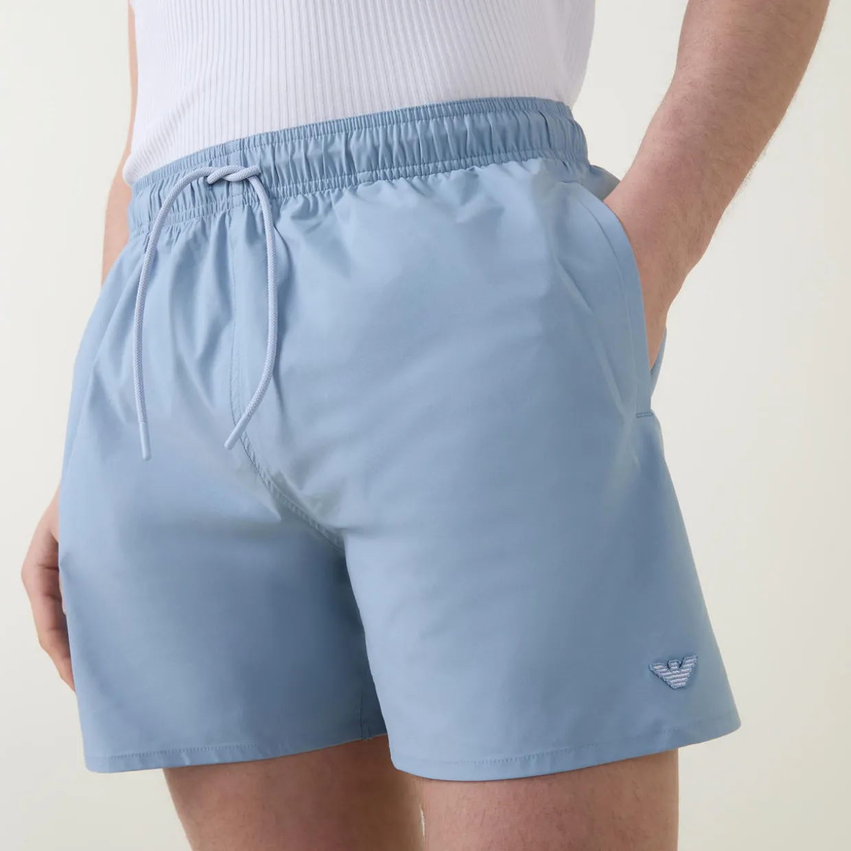 Essential Logo Drawstring Swim Shorts