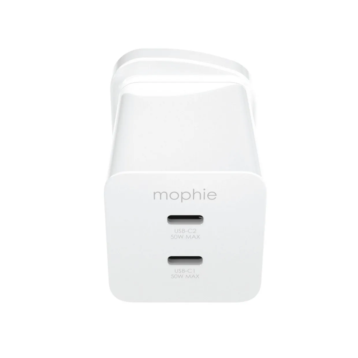 Essentials Duel USB-C 50w Plug White