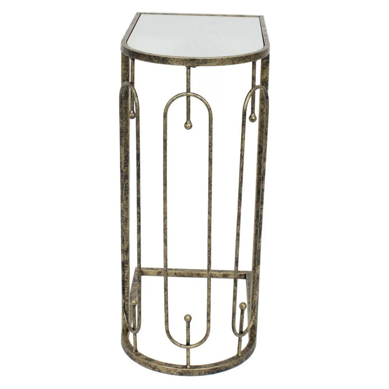 Estela Mirrored Sofa Side Table