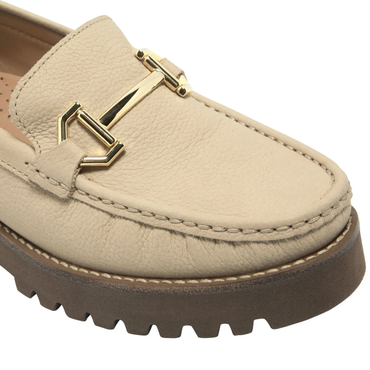 Etana Chunky Snaffle-Trim Loafers