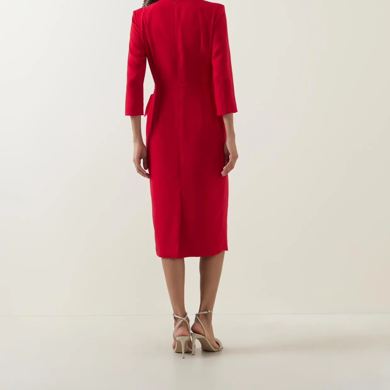 Everly Flower Appliqué Pencil Dress