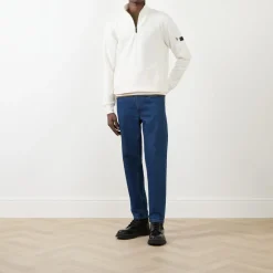 Ewan Half-Zip Logo Sweatshirt