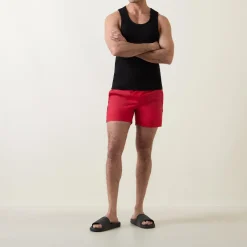 Fab Logo-Tape Swim Shorts