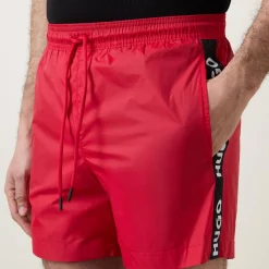 Fab Logo-Tape Swim Shorts