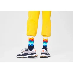 Faded Diamond Socks