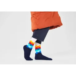 Faded Diamond Socks