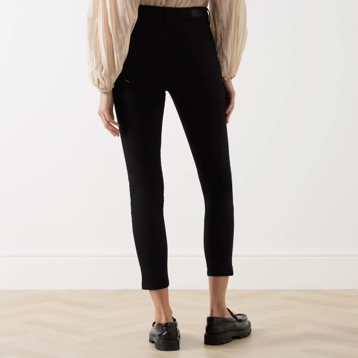 Faith Mid-Rise Skinny Cropped Jeans
