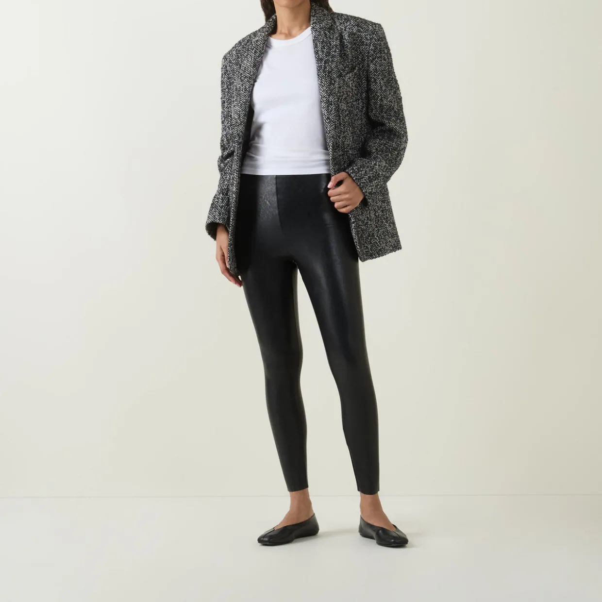 Faux Leather 7/8 Leggings