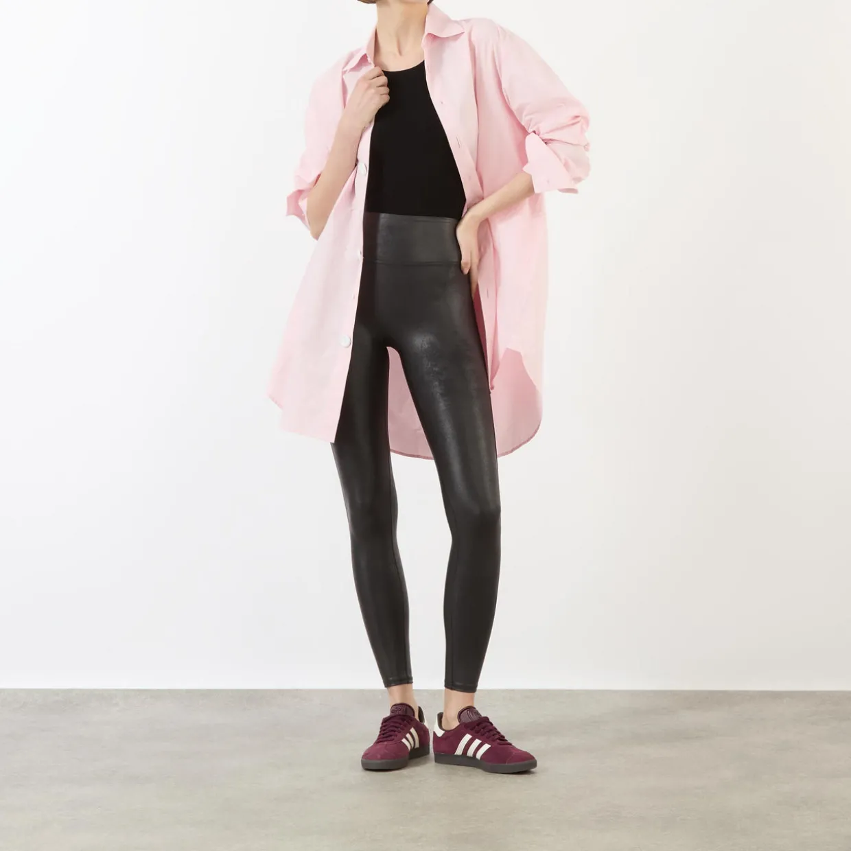 Faux Leather Leggings Petite