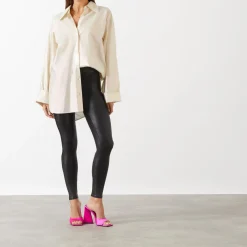 Faux Leather Leggings Petite