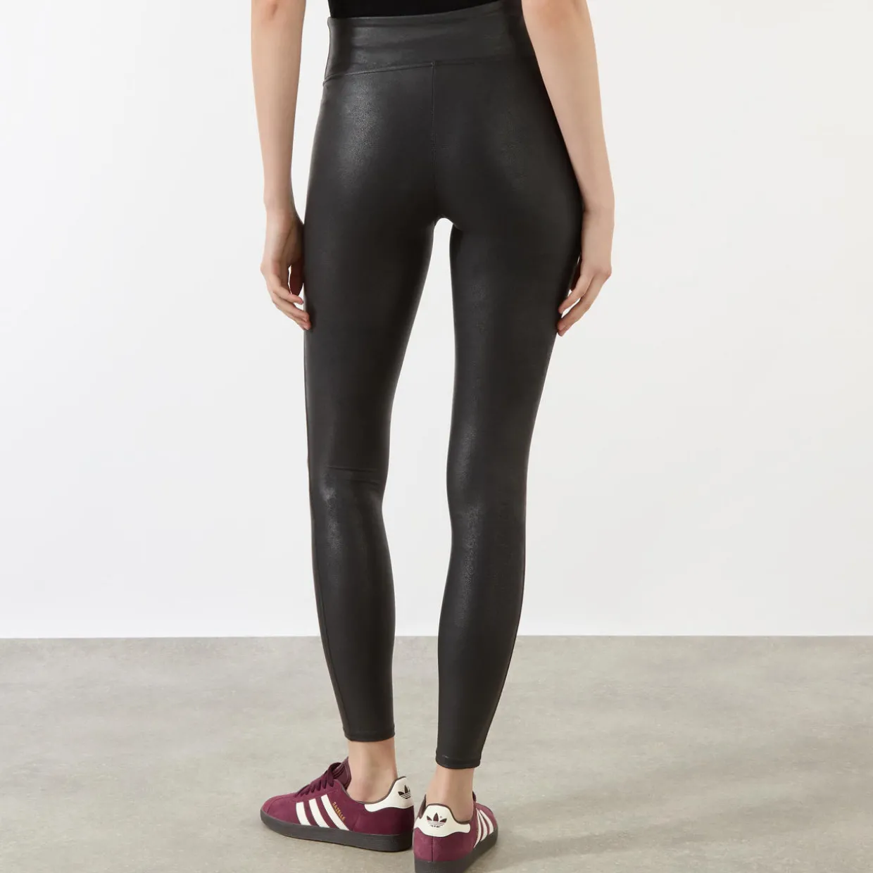 Faux Leather Leggings Petite
