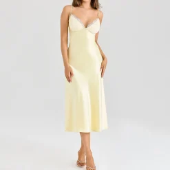 Felicity Satin Bias Cut Dress