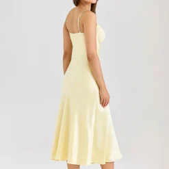 Felicity Satin Bias Cut Dress