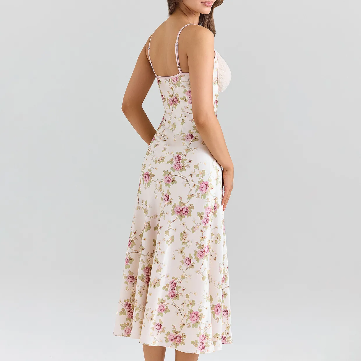 Felicity Satin Bias Cut Dress