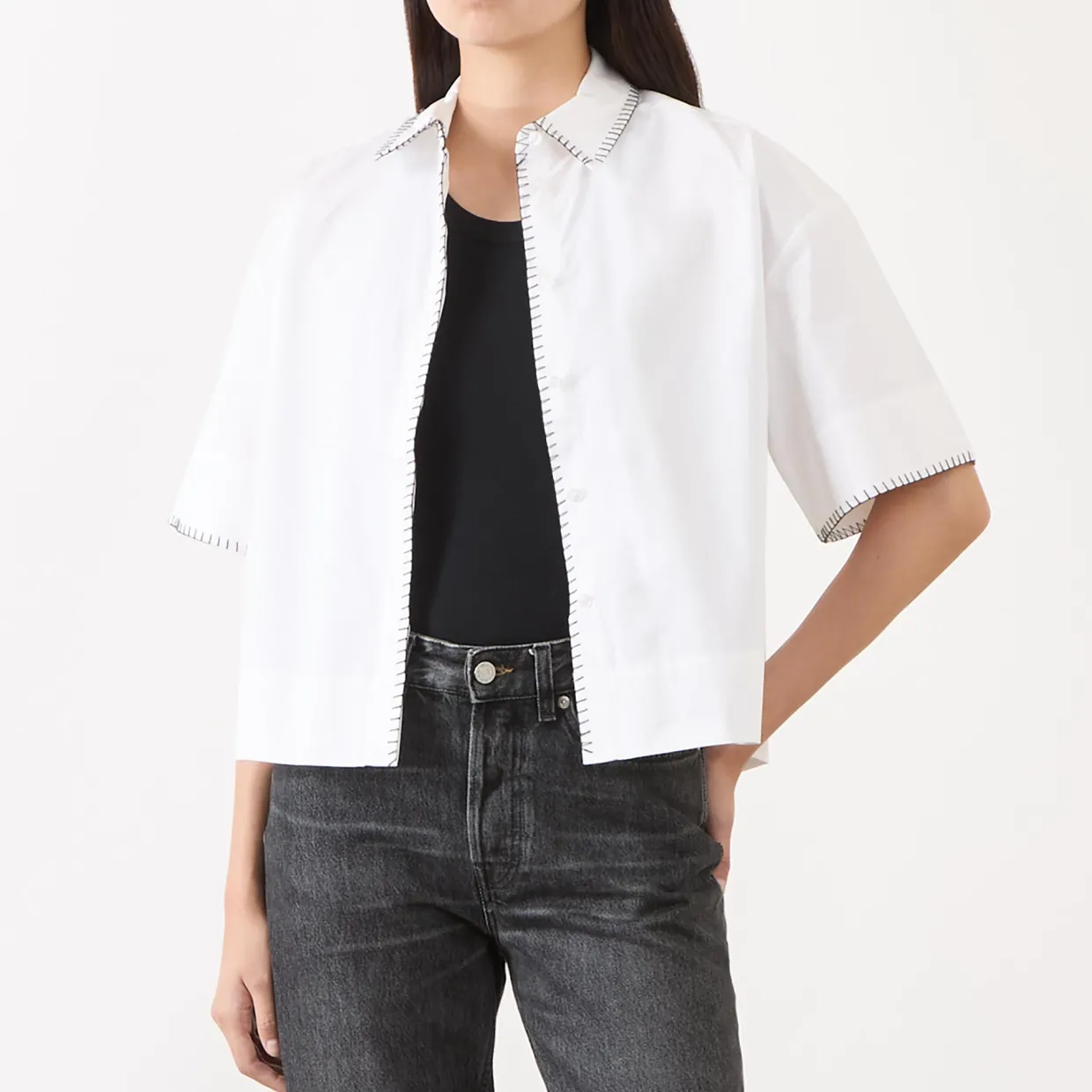 Fia Cropped Shirt