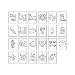 First Words Sticker Colouring Book