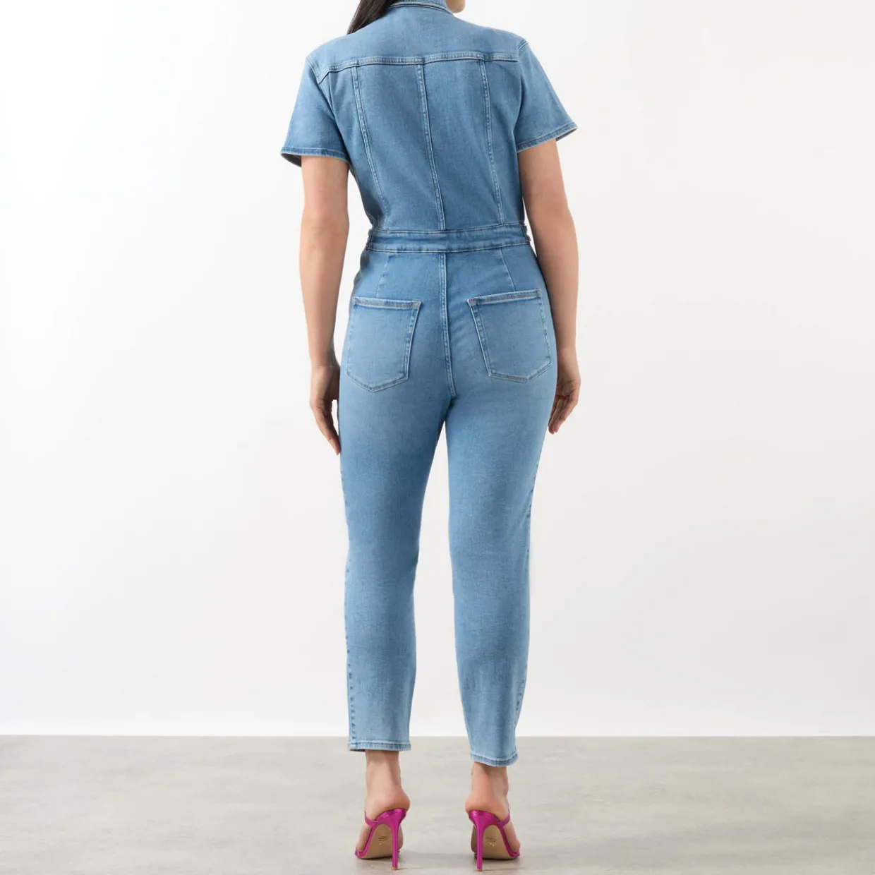 Fit For Success Denim Jumpsuit