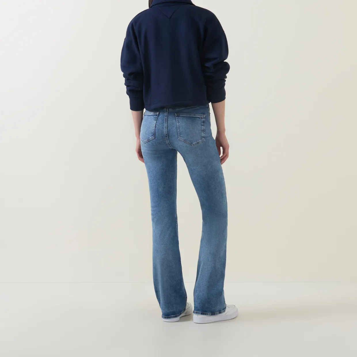 Flag Logo Half-Zip Sweatshirt