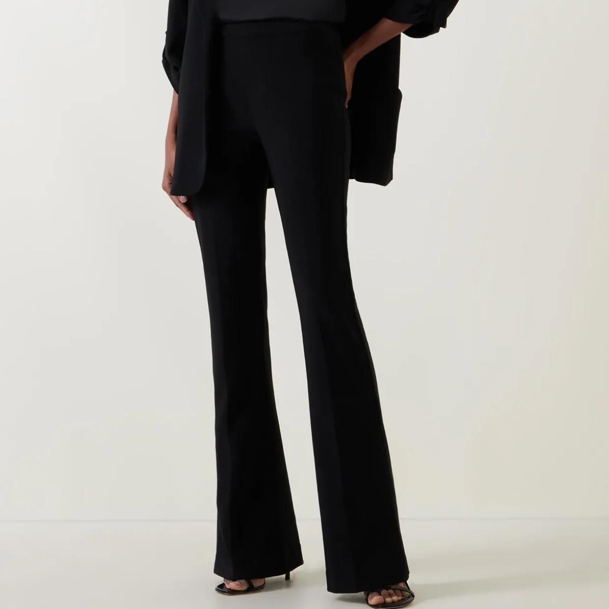 Flared-Leg Trousers