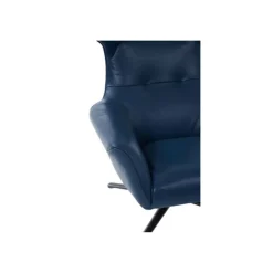 Flavio Swivel Chair Petrol Blue