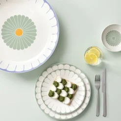 Fleur Vert Dinner Plate