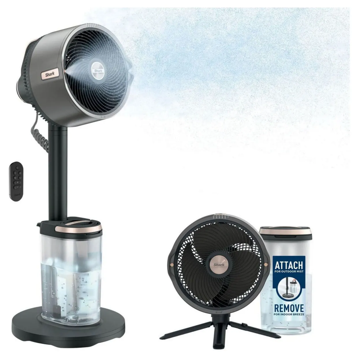 FlexBreeze Pro Mist Indoor & Outdoor Fan & Outdoor Misting System