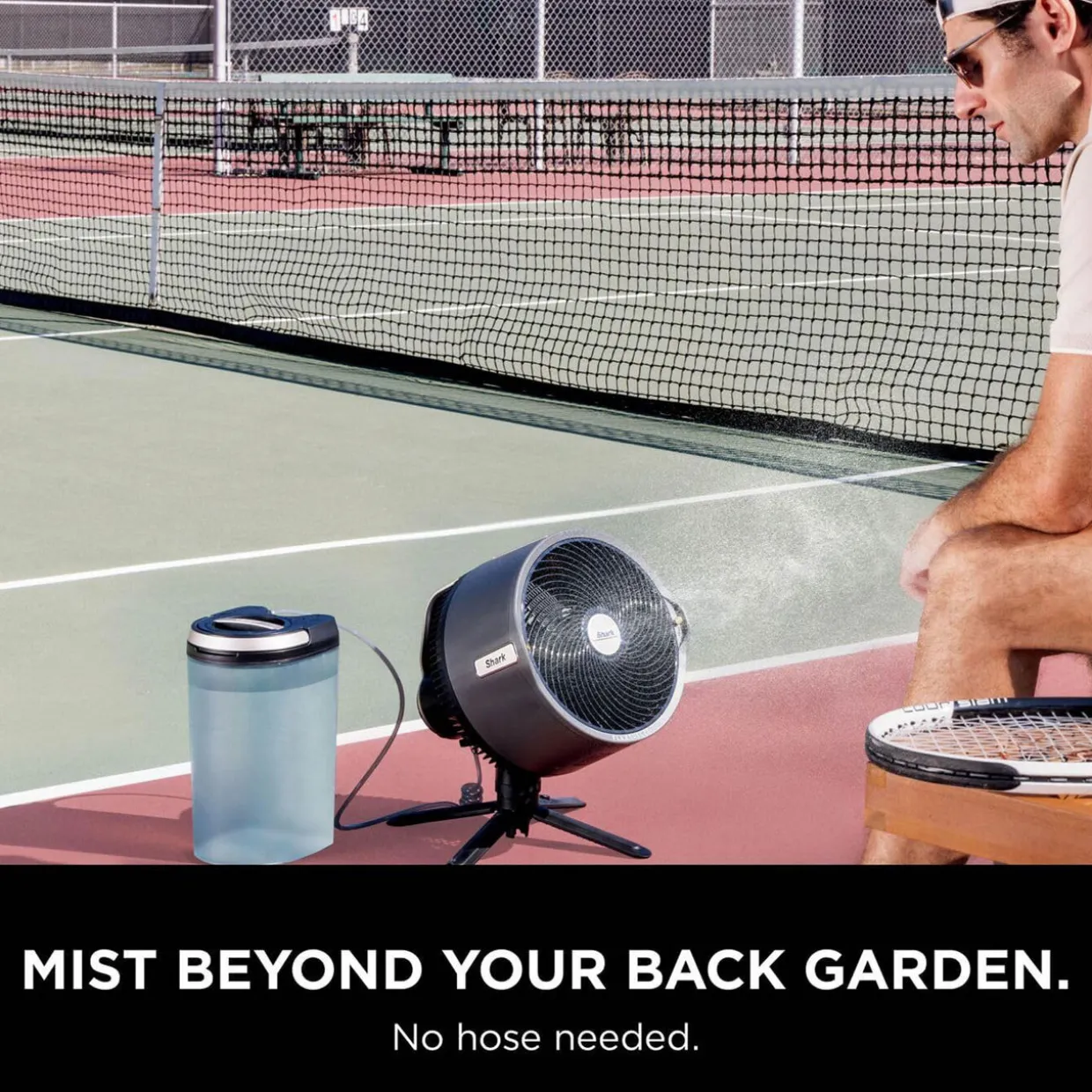 FlexBreeze Pro Mist Indoor & Outdoor Fan & Outdoor Misting System