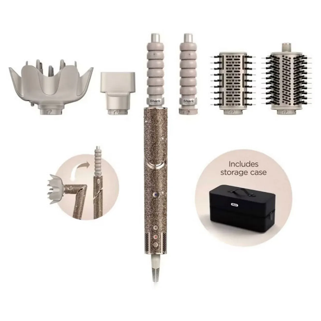 FlexStyle Sparkle 5-in-1 Air Styler Champagne
