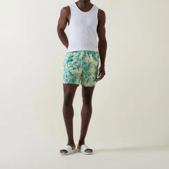 Floral Drawstring Swim Shorts