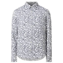 Floral Jacquard Single Cuff Shirt