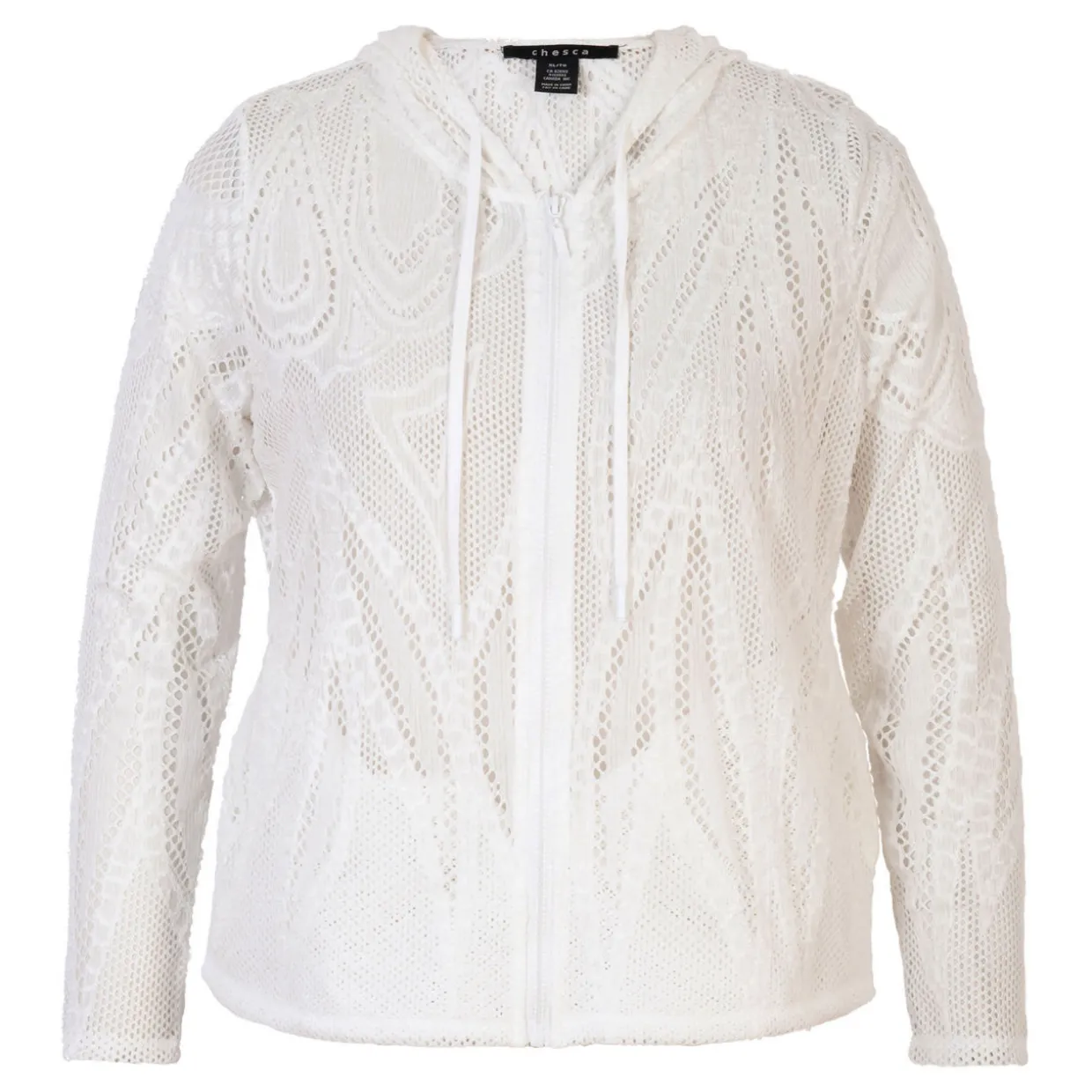 Floral Lace Hoodie