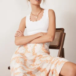 Floral Slip Skirt