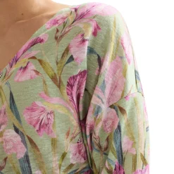Flossie Floral Linen Top