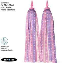 Flower Heart Scooter Ribbons