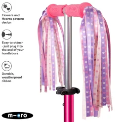 Flower Heart Scooter Ribbons