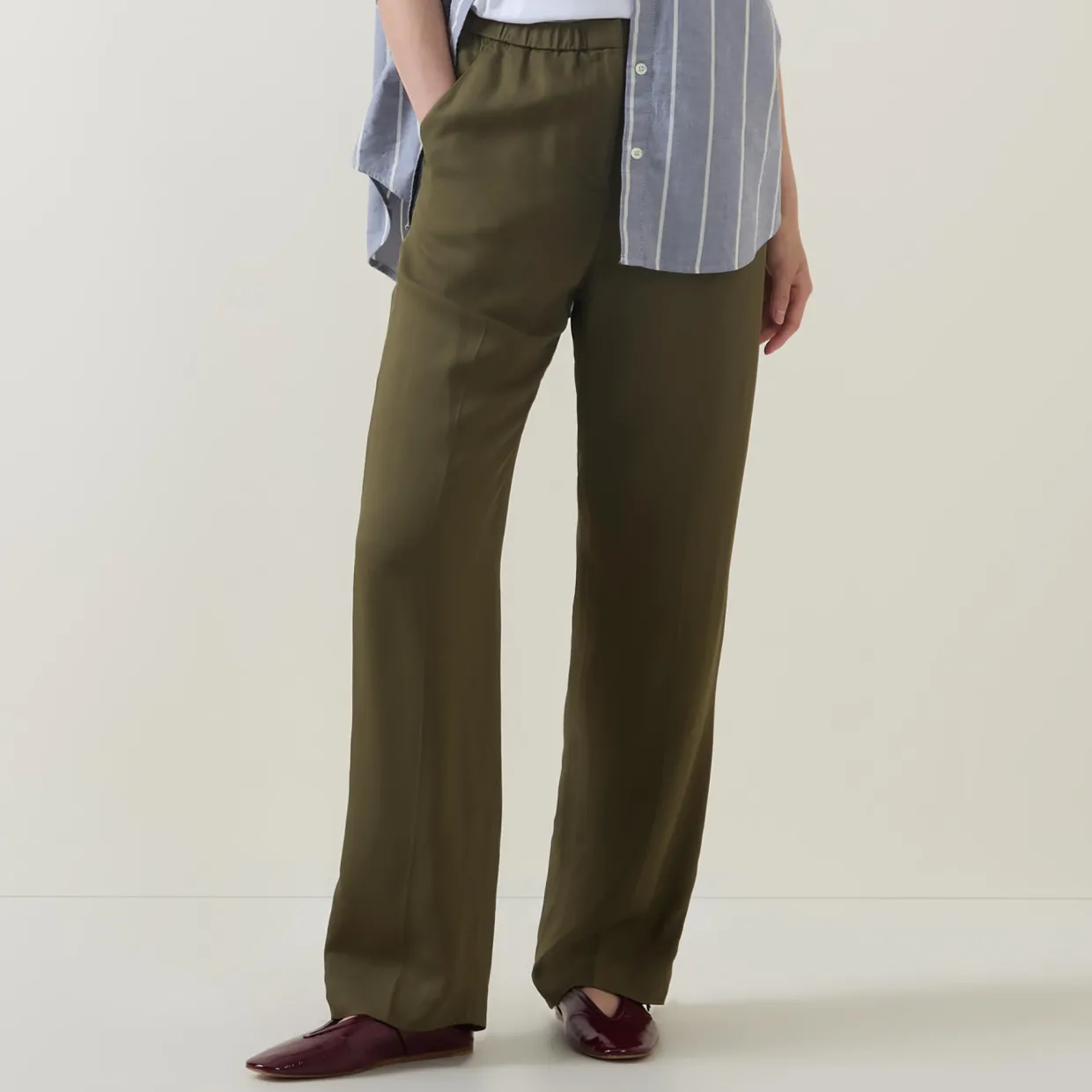 Fluid Relaxed Trousers