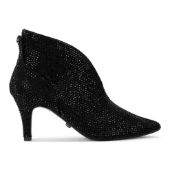 Flute Heeled Ankle Boots