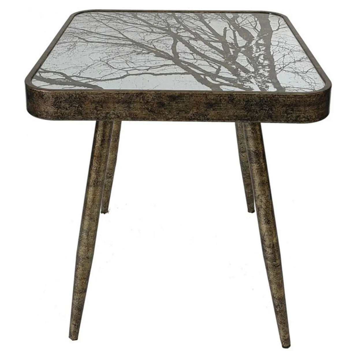 Forest Scene Square Side Table