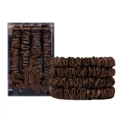 Four Pack Silk Skinny Scrunchies