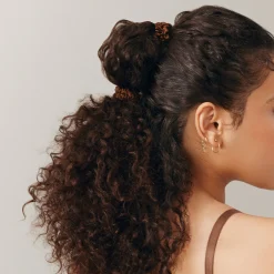 Four Pack Silk Skinny Scrunchies