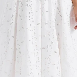 Francine Broderie Anglais Flared Skirt