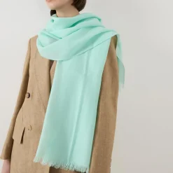 Frayed Logo Scarf