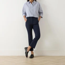 Freda Cropped Straight Leg Trousers