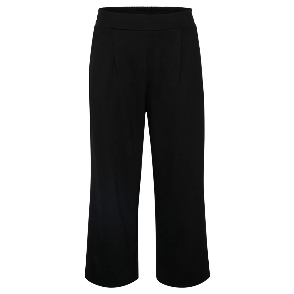 Frederikke Mid-Rise Cropped Wide-Leg Trousers